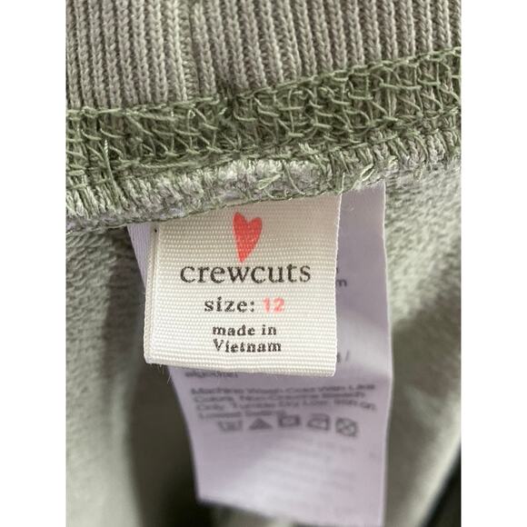 J.CREW Crewcuts Girls' Patina Green French Terry Drawstring Sweatpants SZ 12 - Picture 8 of 10